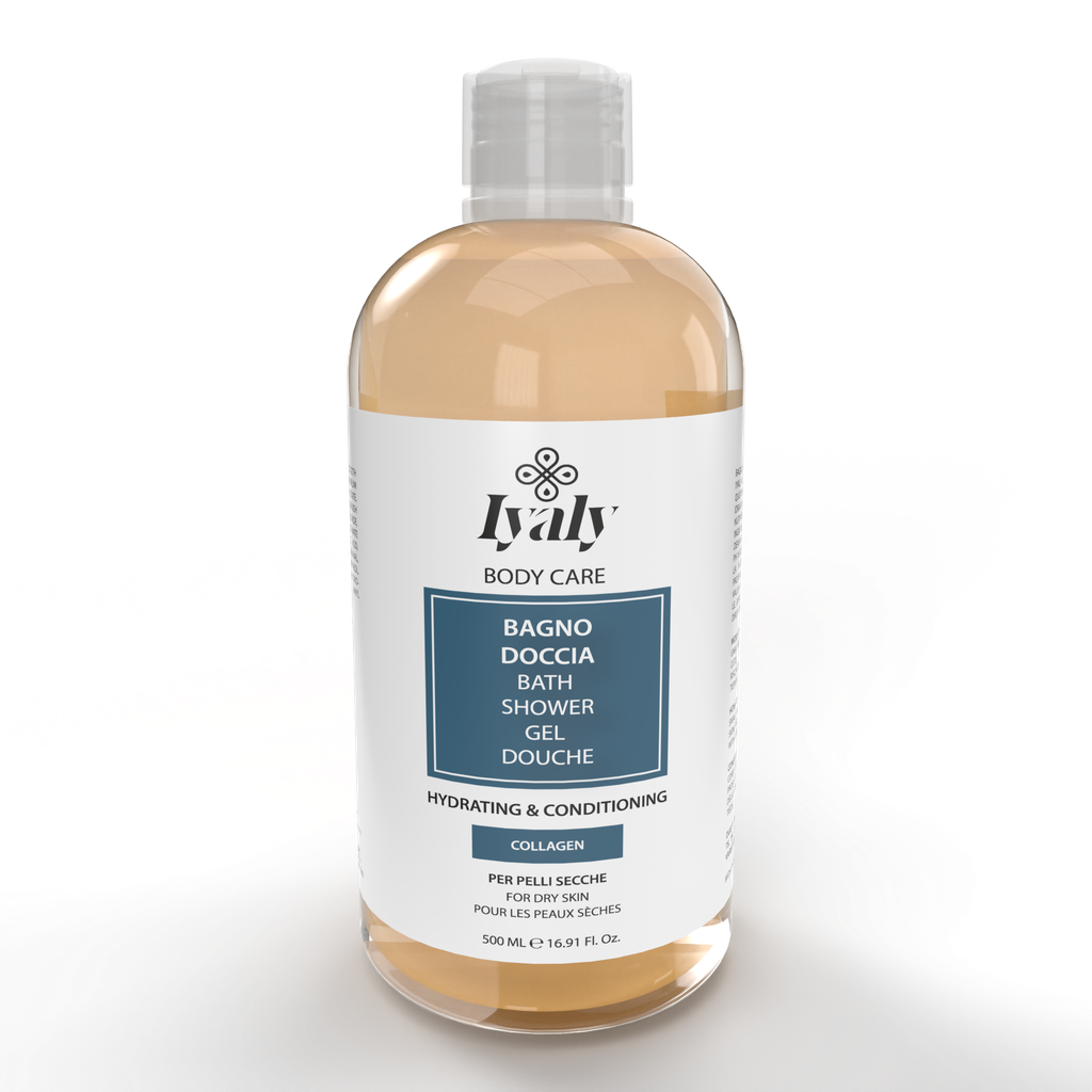 IP002 - BATH SHOWER - Moisturizing and conditioning, with vegetable collagen - 500ML